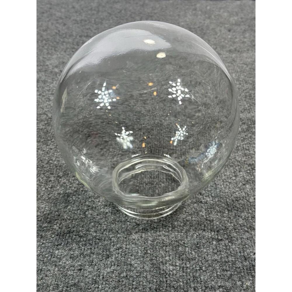 Vintage Large Clear Glass Round Globe Ball‎ Sphere Terrarium Lamp Crystal Ball